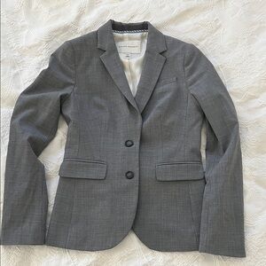 Banana Republic gray Fitted blazer women’s 0
